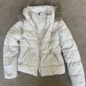 Cream Puffer Jacket